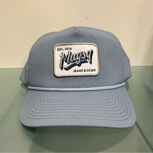 Mugsy Jeans Rope Light Blue Hat Snapback NEW